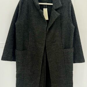 Banana Republic Charcoal Overcoat